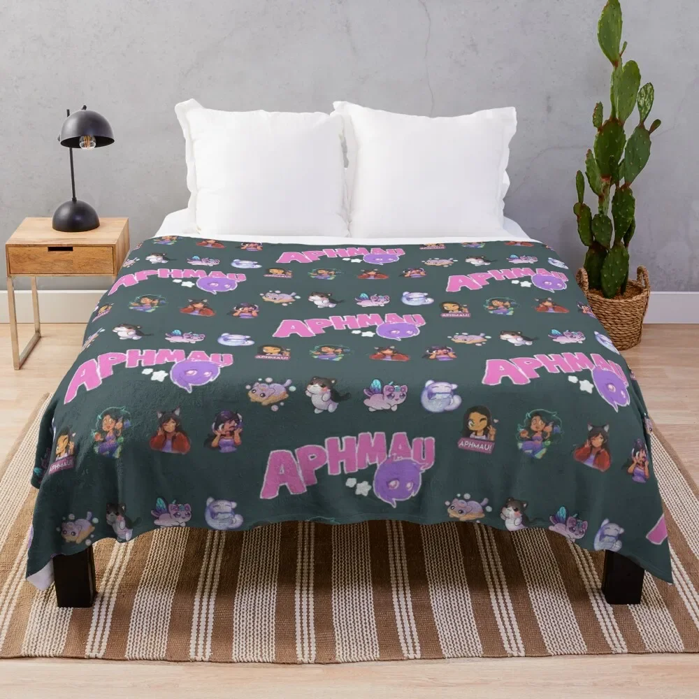 

aphmau pack9766 Throw Blanket Thermal Camping Heavy Blankets