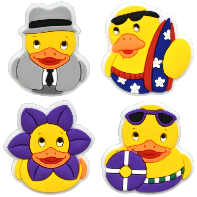 Whimsical Duck Shoe Charms for Clogs and Accessories