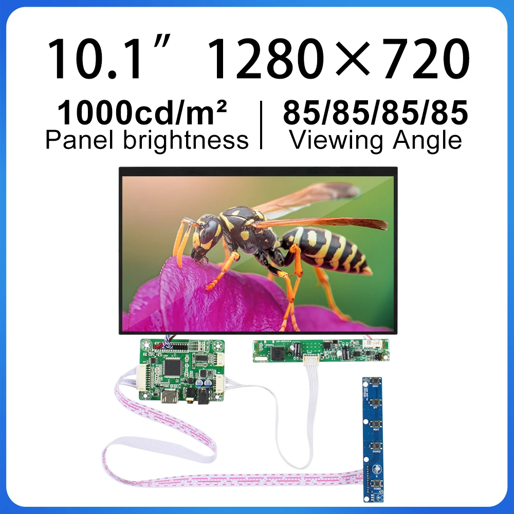 

10.1 Inch LCD Screen Display 1280*720 resolution HDMI board AV101HDM-N10 900 nite