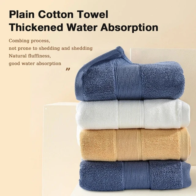 New Long-staple Cotton Towel Set Star Hotel Luxury Satin Towel Bath Towel  Home Super Soft Absorbent Bathroom Face Towels - Towel - AliExpress