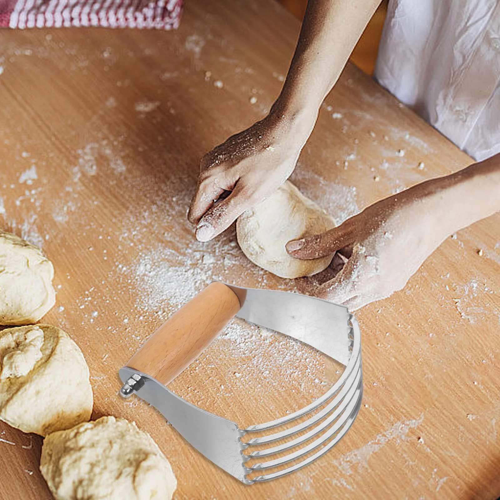 

Многоразовый блендер для теста из нержавеющей стали, кухонный кондитерский блендер для выпечки