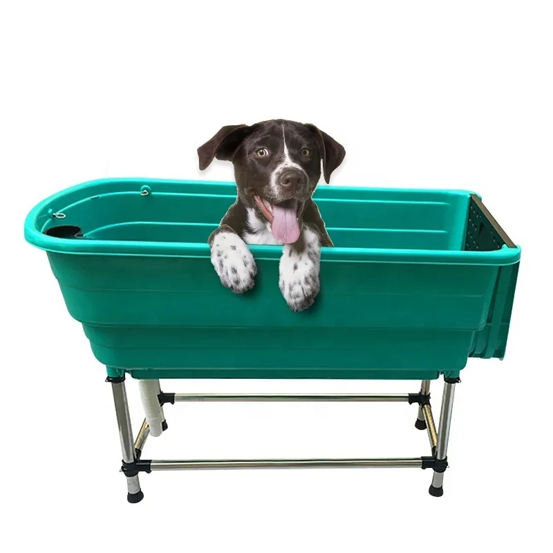 

Wholesale Customized Durable Plastic Dog Bath Tub Dog Grooming Bathtub Pet