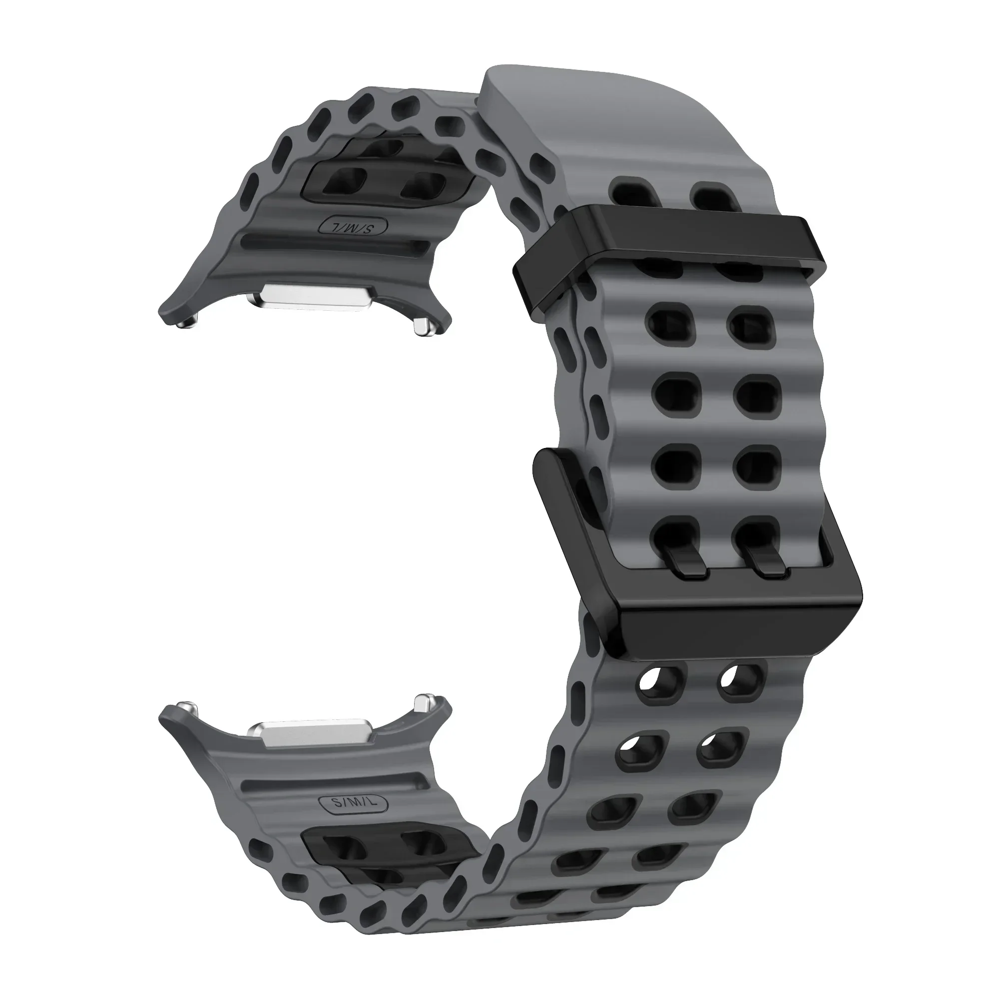 Premium Marine Silicone Sport Bracelet for Smart Watches - Original Strap Accessory