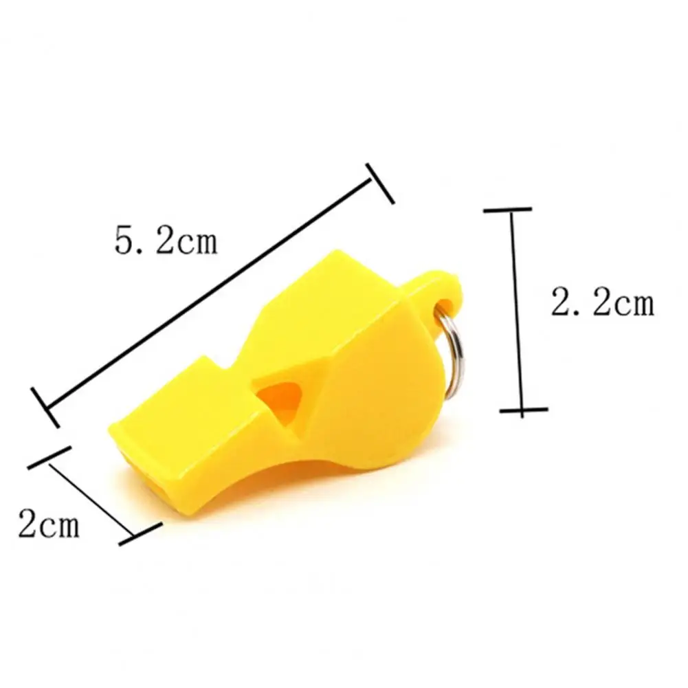 Safety Whistle Loud Pea-shaped Whistle Professional Sports Set with Lanyard Mouth Grip for Coaches Referees Emergency