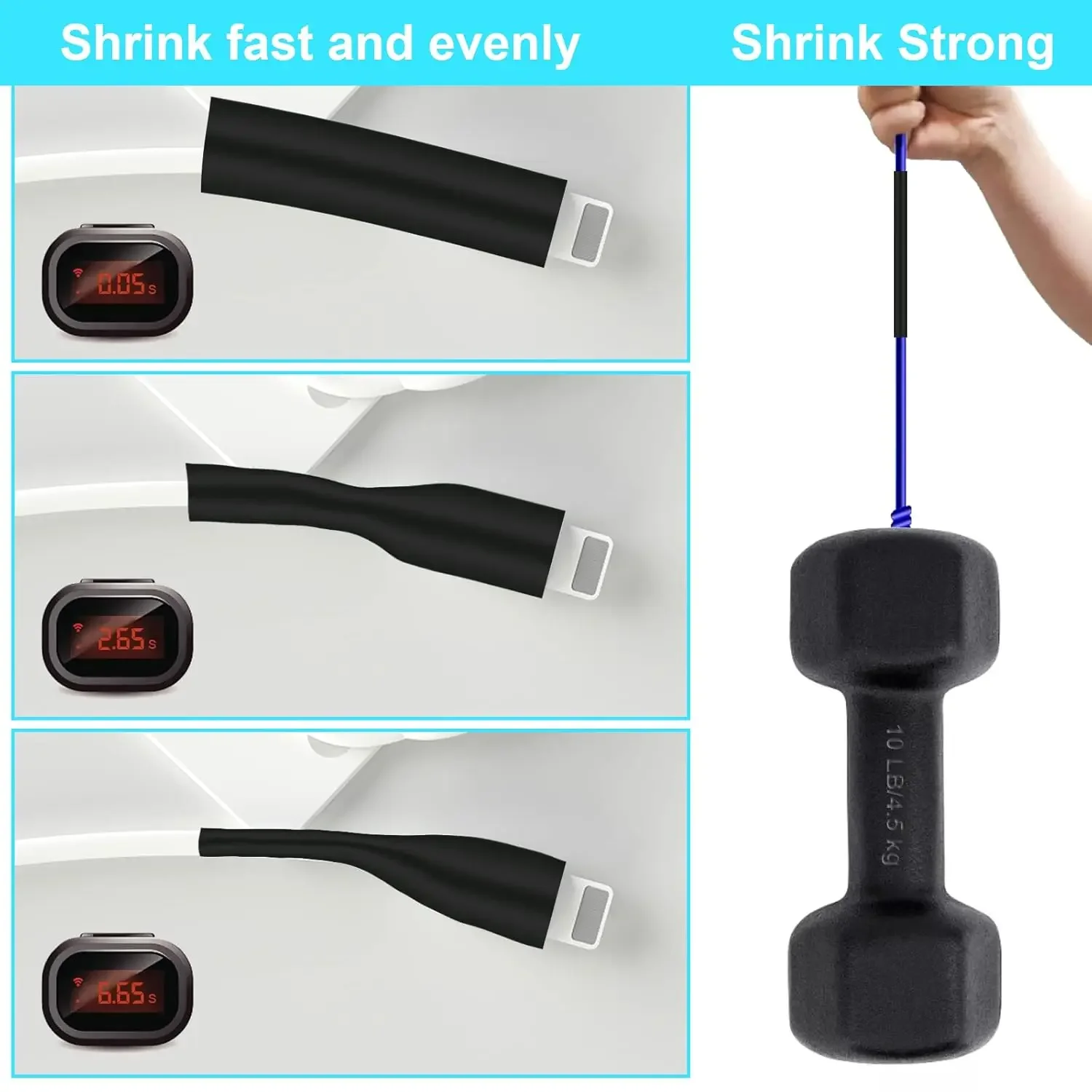 1300/127Pcs Schrumpfschlauch Schläuche Sortiment Kit Elektrische Verbindung Elektrische Draht Wrap Kabel Isolierung Ärmeln – Detail 6