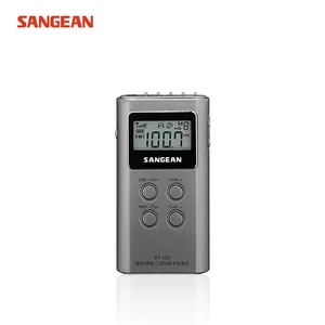 Sangean DT-123 AM FM радиоприемник, 2-полосный радиоприемник со встроенным динамиком, автоматическая экономия, мини FM/AM радио