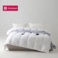 Sondeson King 100% Goose Down Duvet Filler 3D Bread Quilt Comforter Winter All Season