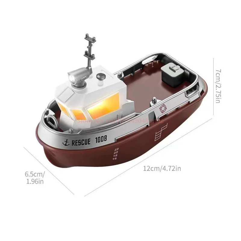 Bateau RC Télécommandé Vitesse Élevée - 30+ km/h, 2.4GHz, Étanche