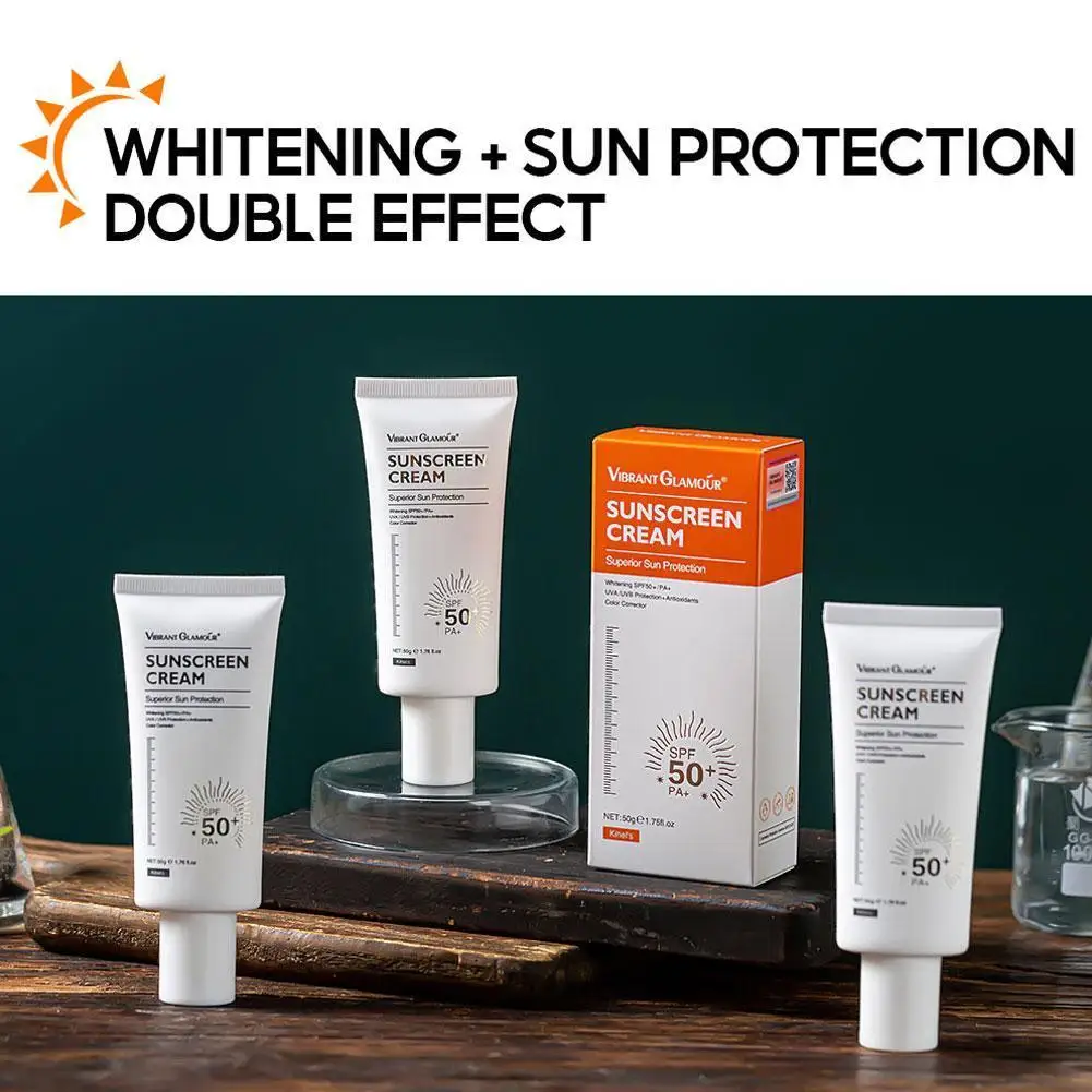 Sunscreen Resist UV Rays Whiten Brighten Moisturize The Body Protect The Skin Repair Protect Skin Waterproof Long-lasting