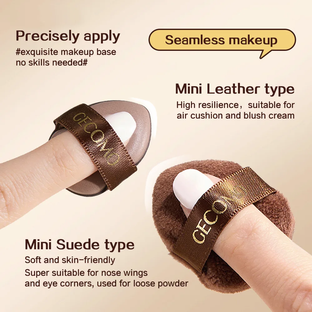 Soft Makeup Sponges 6pcs Flocking Blender Puff Beauty Tool For Face Foundation Cosmetics Blending Sponges Set