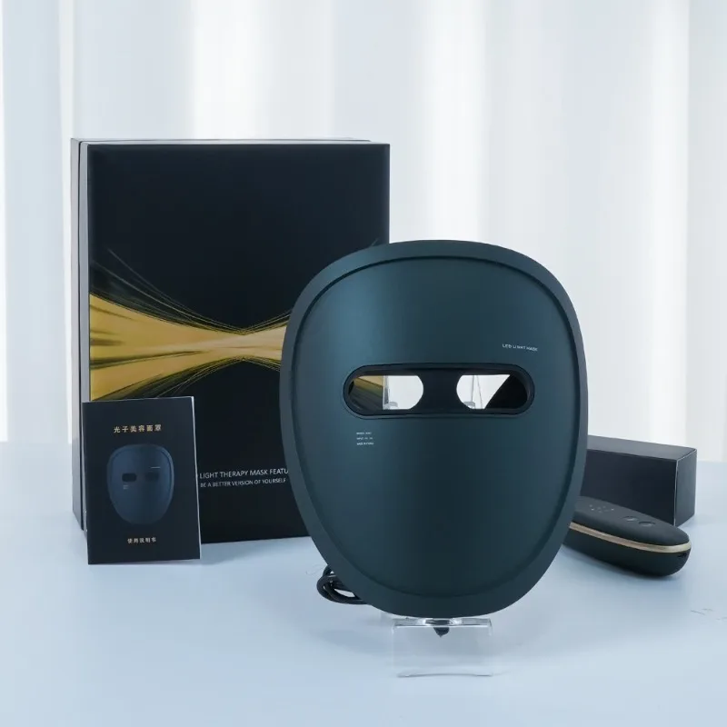 New Home Mask Photon Toner Facial Mask Instrument Colorful Light Large Row LED Whitening Beauty Instrument USB Charging