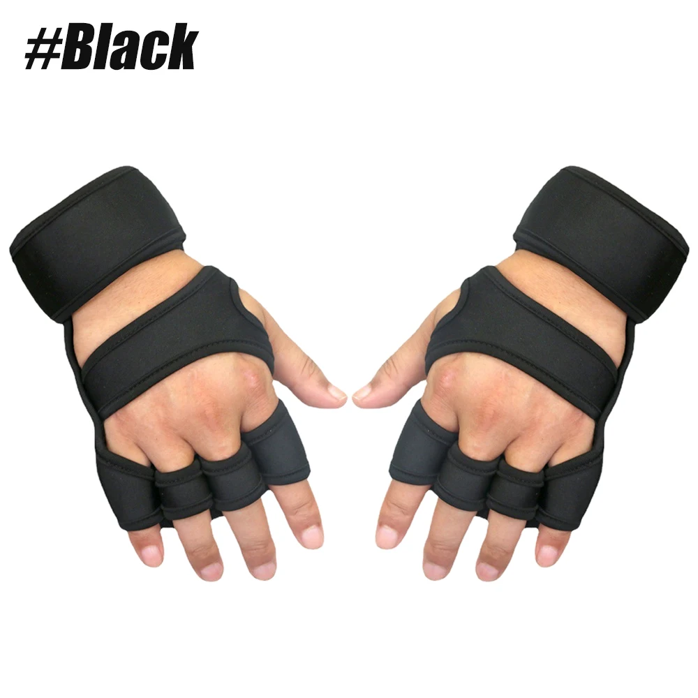Description Picture 4 of item1Pair Cross Training Gloves with Wrist Support for WODs, Gym Workout, Weightlifting and Fitness, Strong Grip for Men & Women