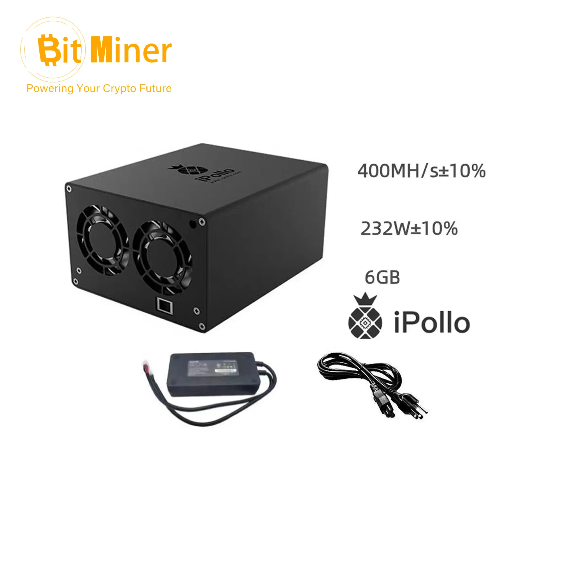 

iPollo V1 Mini SE Plus 400MH/s 6GB ETC Miner 232W With PSU WIFI Connection Asic Miner Ethash Algorithm Good For Home Mining
