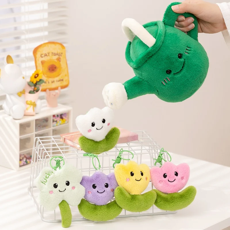 Colorful Flower Plush Toy Stuffed Soft Doll for Home Party Decoration