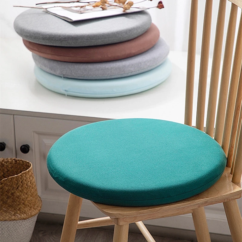 SoftRoundChairCushionMemoryFoamSeatPadsCushionOfficeHomeSeat