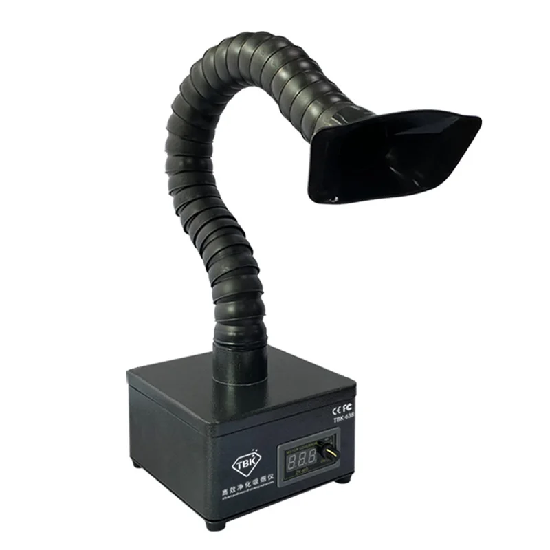 

Mini Purification Smoking Instrument Welding Fume Extractor With LED Light Air Cleaner Filter Dust Clean Indoor