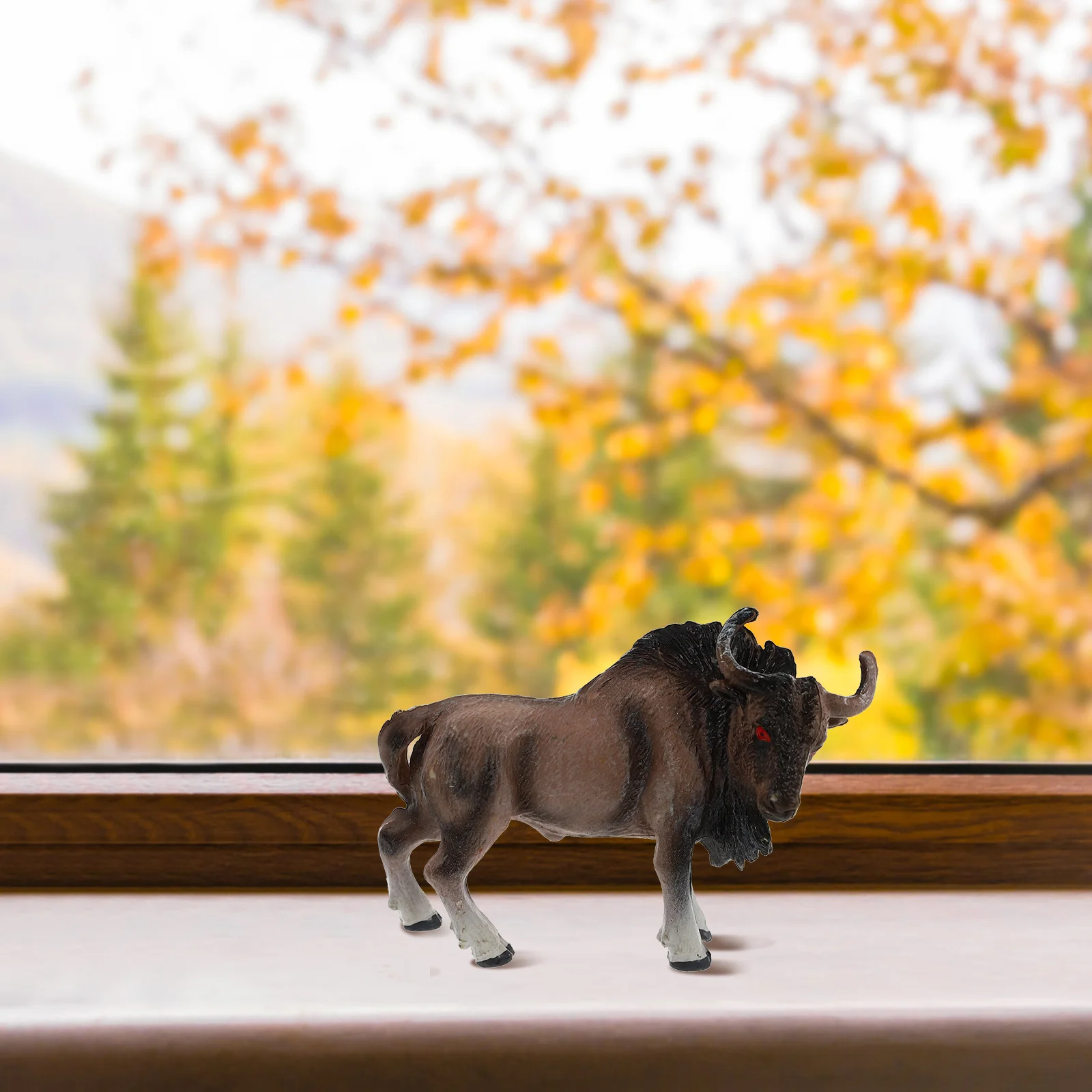 

4 Pcs Aldult Simulation Model Toddler Home Decor Cake Topper Decorations Plastic Mini Cow