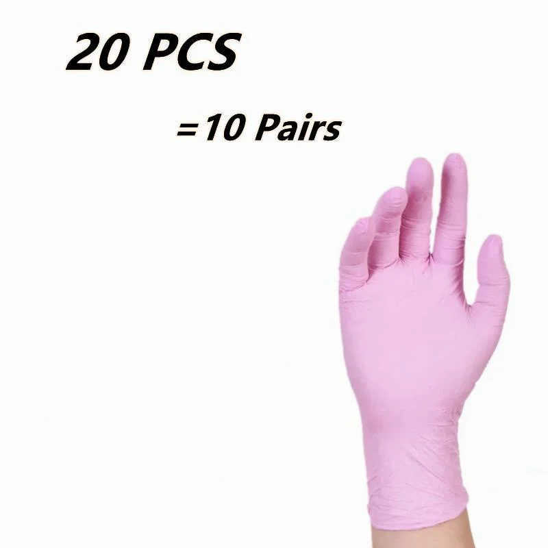 Guantes Desechables De Nitrilo Para Niños 7-14 Años - Sin Látex, Talla Pequeña, Ideales Para Manualidades, Pintura Y Limpieza (Color Morado)