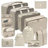 7Pcs Set Travel Organizer Storage Bags Suitcase Packing Cubes Set Cases Portable Luggage Clothes Shoe Tidy Pouch Folding 2