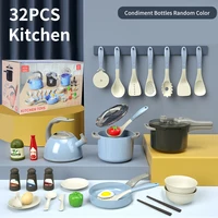 DIY Pretend Play Simulation Pretend Play House Cut Vegetable Cooking Game Set Child Enlightenment Fun Toy Children Gifts 2