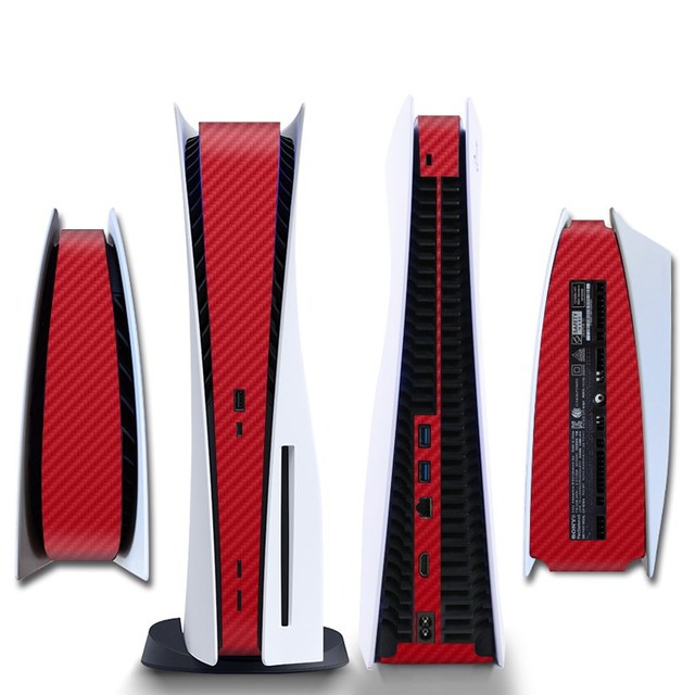 Stickers Skin For PS5 CD-ROM/ Digital Edition Protective Shell Game Console Middle Replacement Decoration Strip DIY