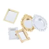 1/12 Dollhouse Miniature Frame Accessories Furniture Miniature Mirror Wall Room Mirror Doll House Mirror 5