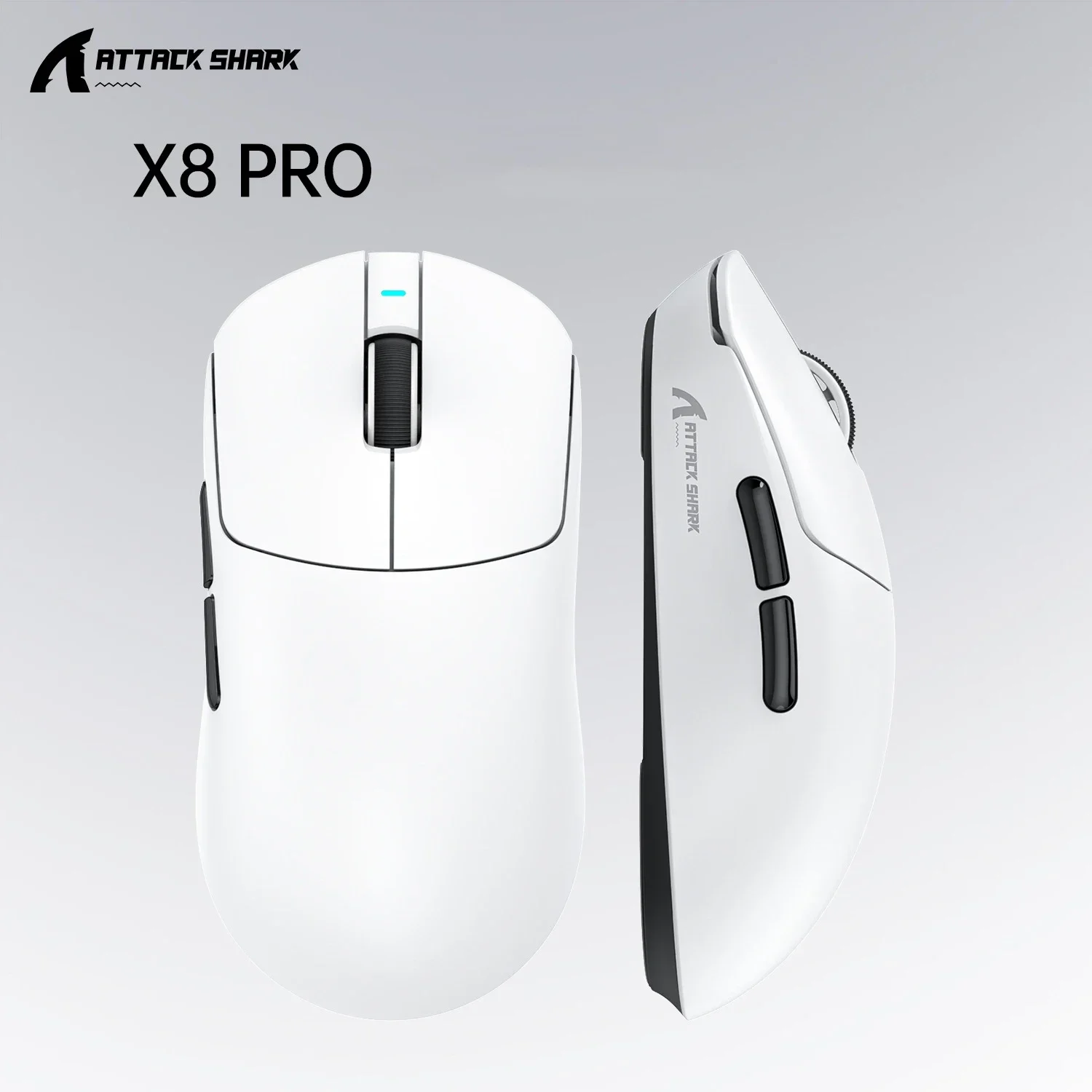 ATTACK SHARK X8 PRO Wireless Mouse Tri-Mode PAW3395PRO Lightweight