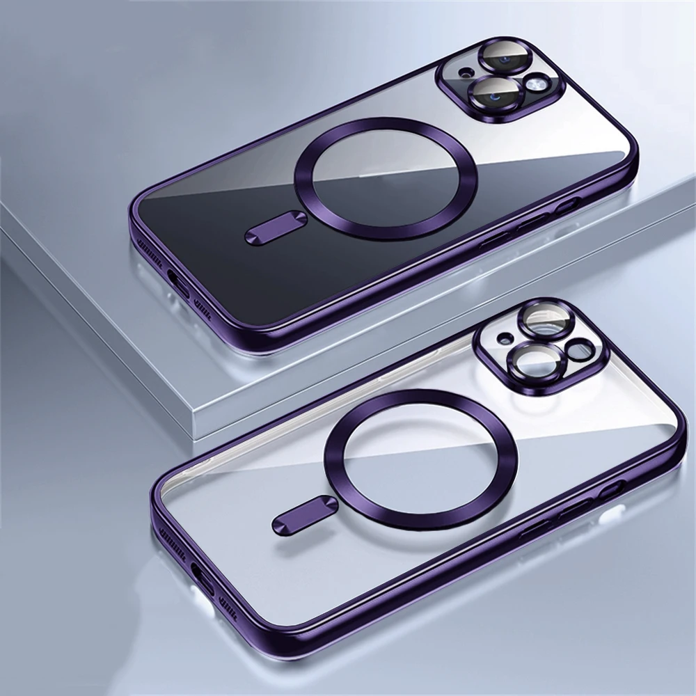 Premium Magnet-Plated Magsafe-Ready Protective Case with Full Camera Coverage