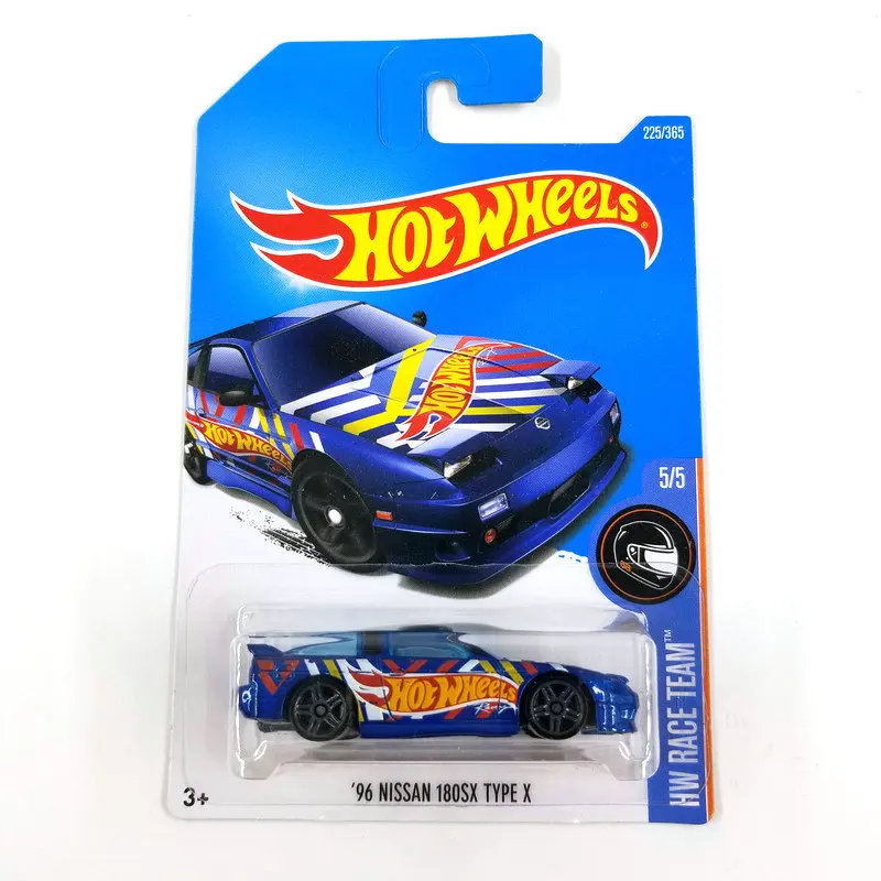 2017-225 HOT WHEELS 1:64 96 NISSAN 180SX Тип X литые модели автомобилей в подарок
