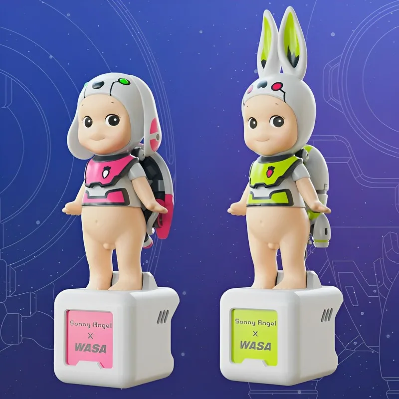 

Limited Edition Sonny Angel X Wasatoy Space Series Anime Toys Cartoon Cutie Kawaii Fluorescent Toy Model Birthday Gift