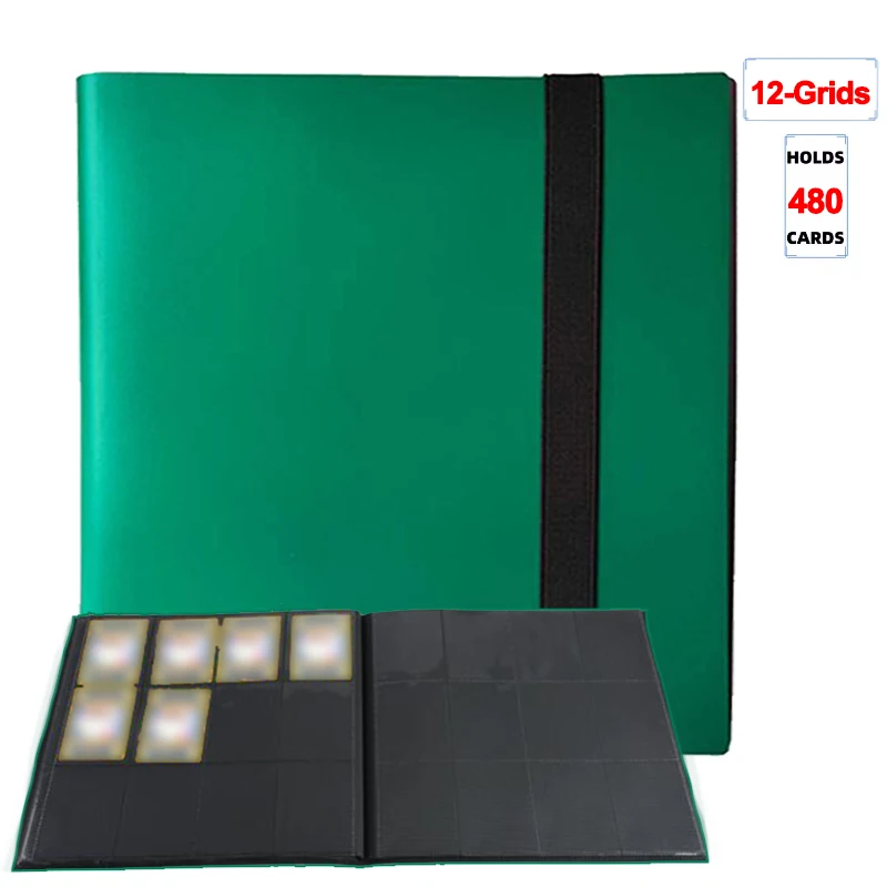 Premium Trading Card Binder - Durable Side-Loading PP Cover