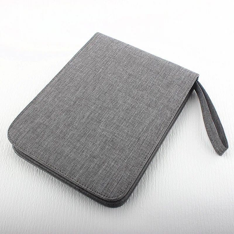 새로운 24 펜 만년필/롤러 펜 PU 인조 가죽/캔버스 지퍼 케이스 홀더 새 상품