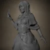 Fortune Teller Miniatures Unpainted Miniatures for DND Tabletop and Role Playing Games Room Decoration 5