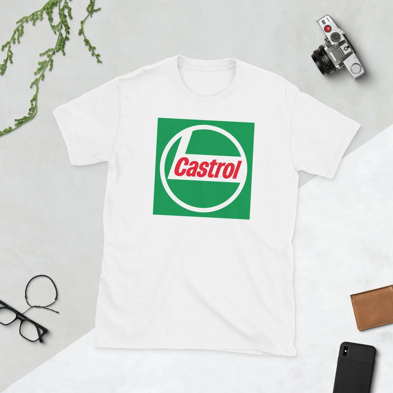 

Castrol масляная футболка с коротким рукавом унисекс