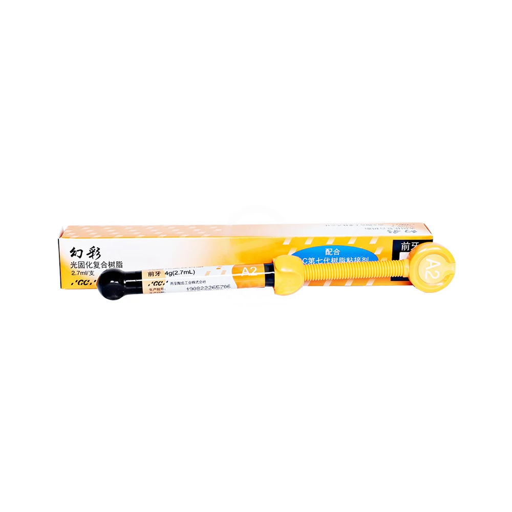 

Dental Composite GC Resin Light Curing A2 4g Anterior Teeth Filling Repair Material Dentistry Restoratives Supplies Dentist Fuji