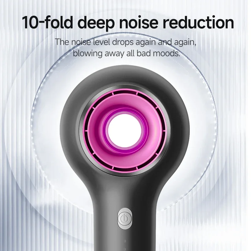 1200W Nova Mini Baby Hair Dryer Professional Foldable Strong Wind Negative Ionic Blow Dryer Outdoor RV Use