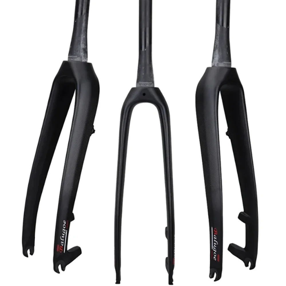 BALUGOE Carbon Fiber Disc Brake Fork 26er 27.5er 28.6mm Matte