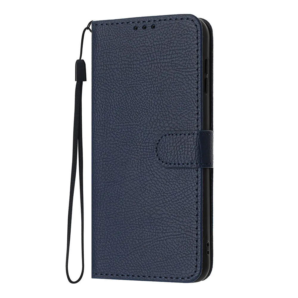 Leather Business Wallet Case with Card Slots and Flip Cover