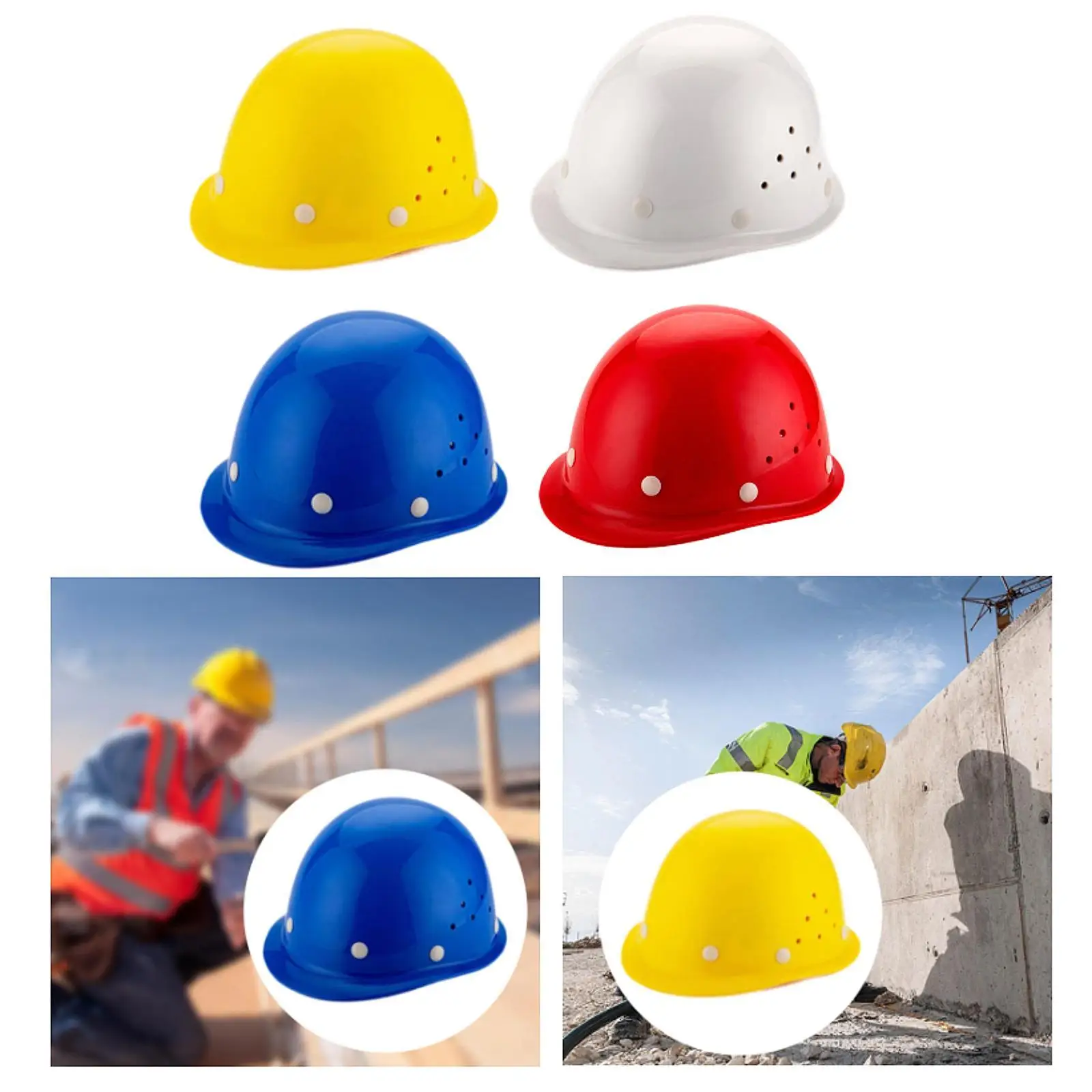 Hard Hat Breathable Comfortable Protection Cap Outdoor Building Gear High Strength Sweatband Work Helmet Construction Hard Hat