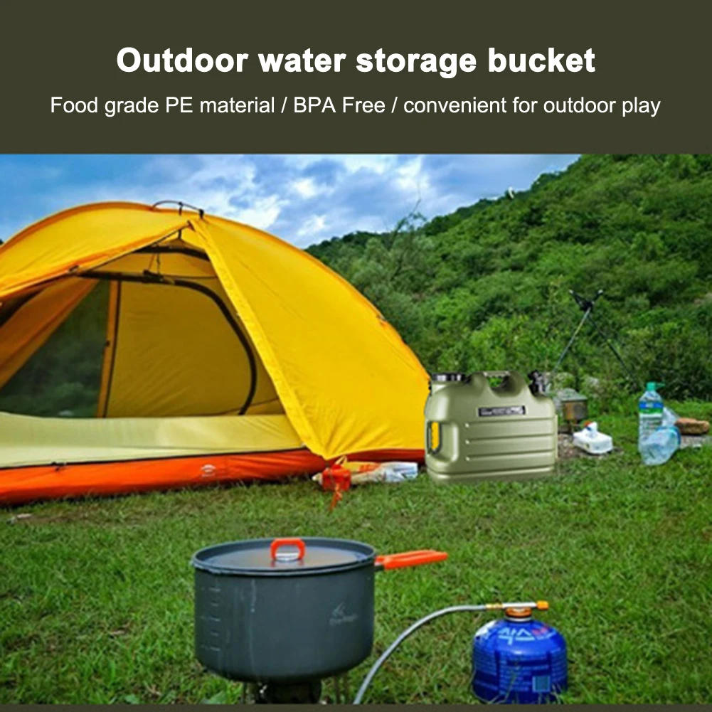 Réservoir D'Eau Portable 8 Gallons Avec Douche De Camping - Pour Camions & Outdoor - Noir - Neuf