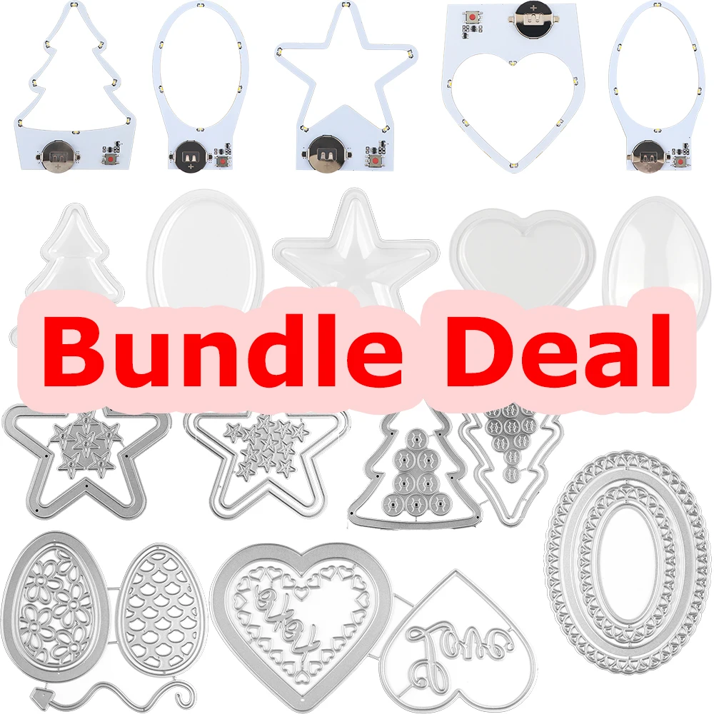 Самоклеящиеся светильники в форме яйца, сердца, звезды, дерева