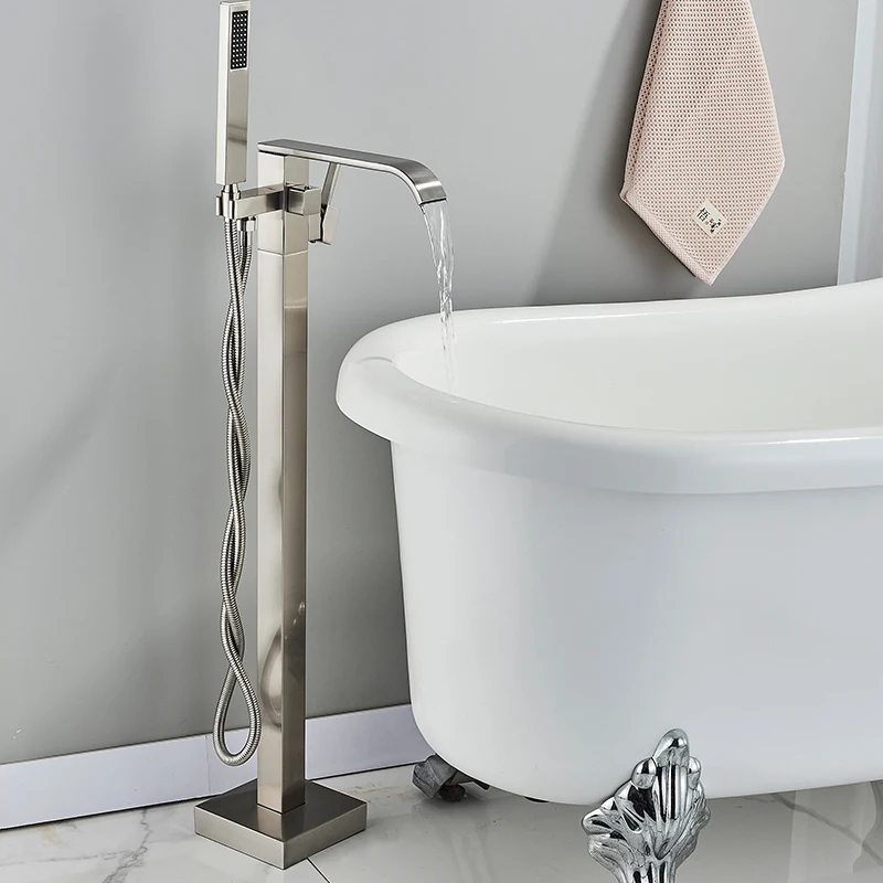 Desviador Ducha Baño Manual Grifo De Bañera Monomando REAQUE - Con Desviador Para Ducha Y Baño | Acero Inoxidable 304, Instalación En Pared Grifo Baño Calidad 304