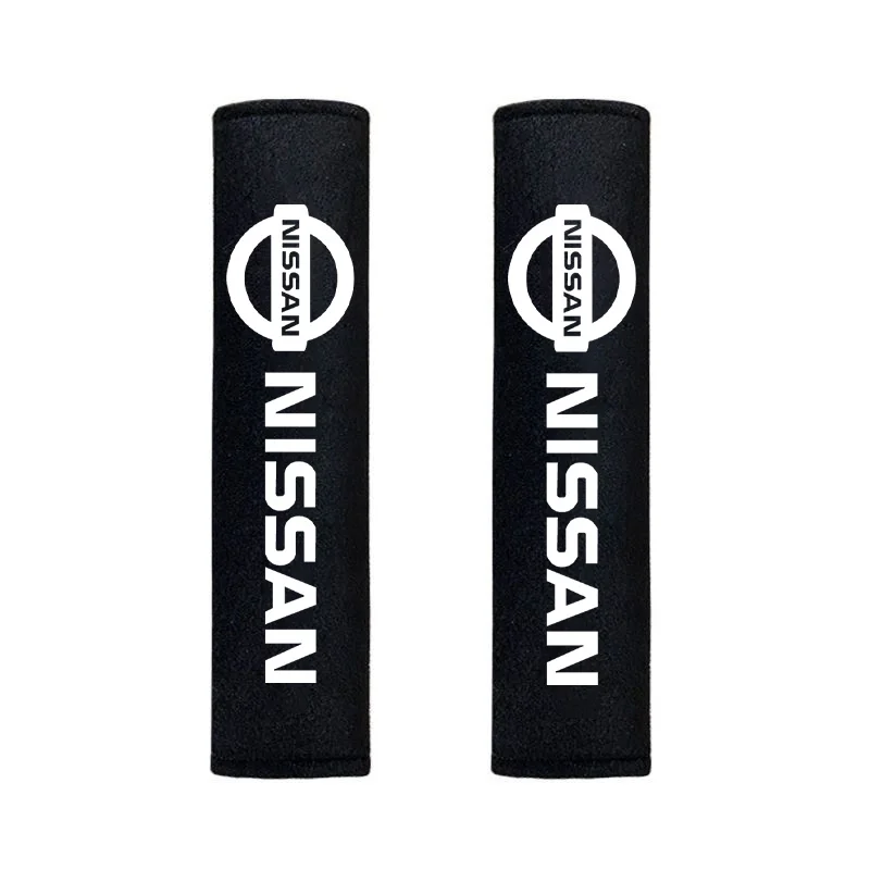 Car Seat Belt Pillow 2Pc For Nissan X-trail Qashqai Note Juke