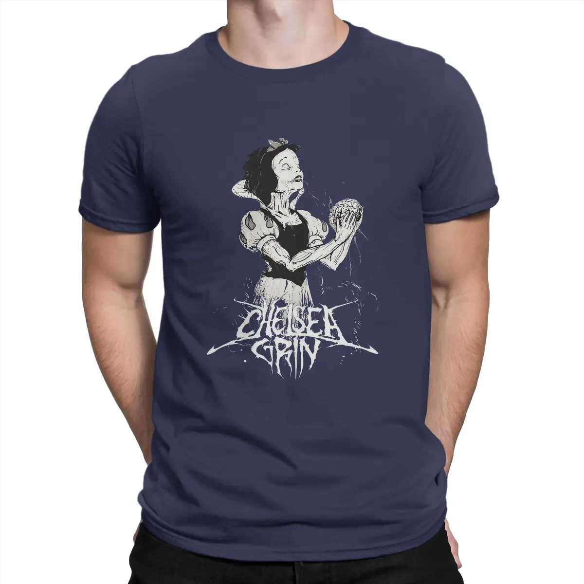 thumbnail image 1 of Camiseta de hip hop con música heavy metal, estilo Chelsea Grin, informal, de verano, para hombres y mujeres., 1 of 7