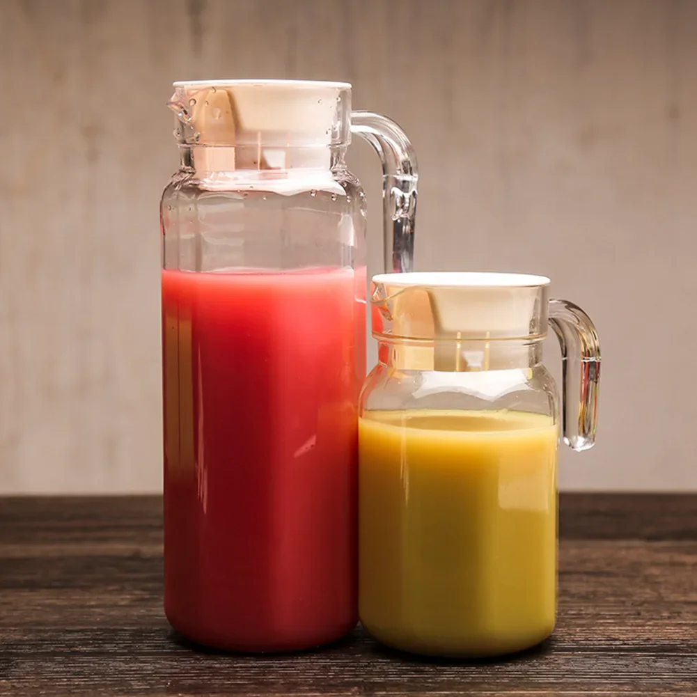 Juice Jug Plastic Pitcher Fall-resistant Water Jug Fall-resistant High-temperature Resistant Kitchen PC Plastic Pitcher