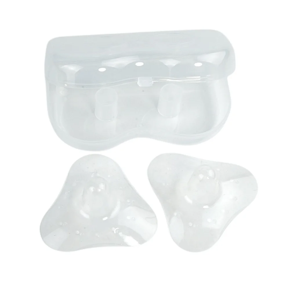 2pcs Silicone Nipple Protectors Breastfeeding Milk Extractor Mothers Nipple Shields Protection Cover