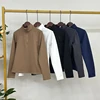 MXLLINA Plush Thickened Equestrian Tops Sports Long Sleeve T-Shirts Women Winter Riding Horse Blouse Zipper Competition Layer 3