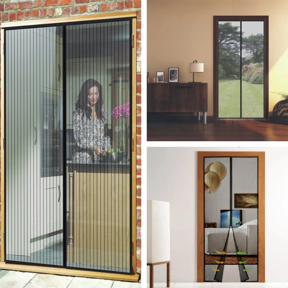 Magnetic Screen Door Curtain 2