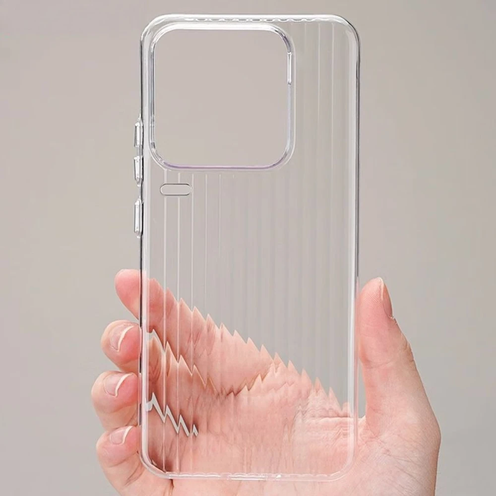 Premium Frosted Magnetic Anti-Fingerprint Protective Case - Hard Corrugated Clear Anti-Fall Design