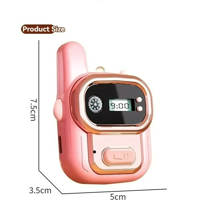 Children Walkie Talkie Wireless Watch With Light USB Charging School Outdoor Interphone Kids Education Toy Gifts For Boys Girls 5